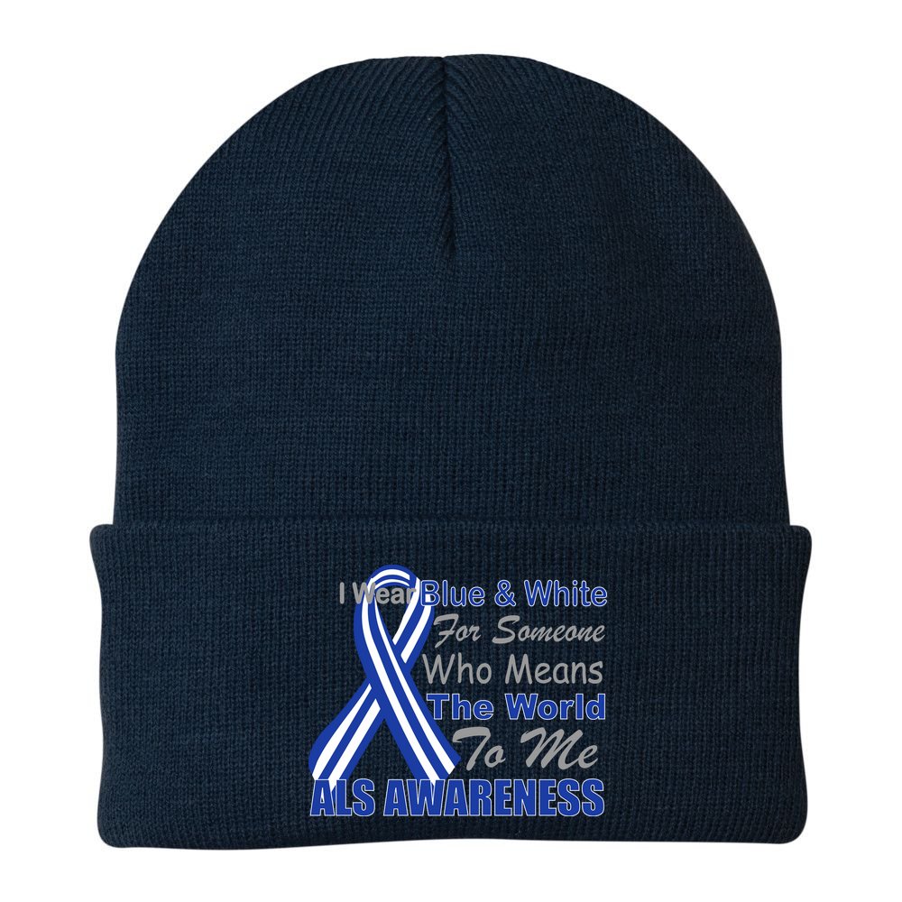 ALS Awareness Mean The World Beanie