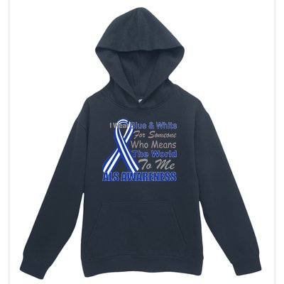 ALS Awareness Mean The World Urban Pullover Hoodie