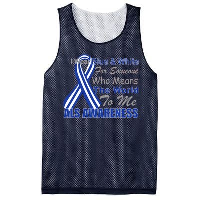 ALS Awareness Mean The World Mesh Reversible Basketball Jersey Tank