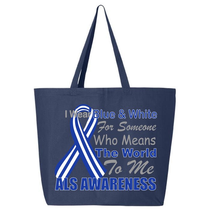 ALS Awareness Mean The World 25L Jumbo Tote