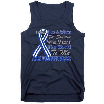 ALS Awareness Mean The World Tank Top