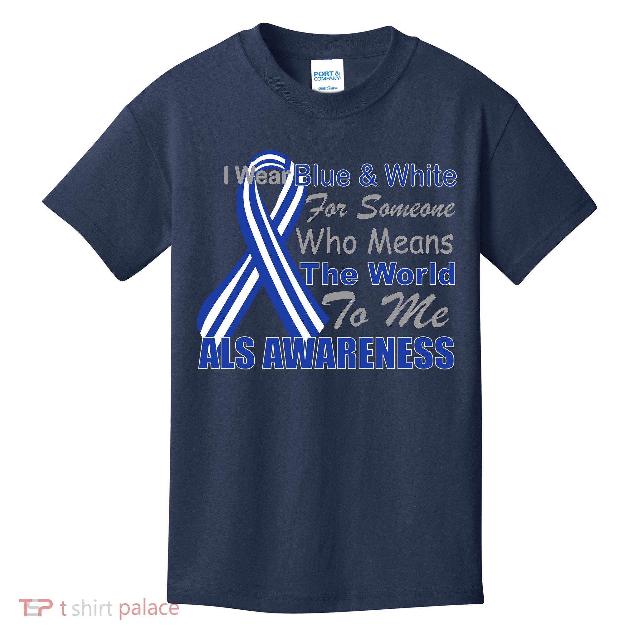 ALS Awareness Mean The World Kids T-Shirt