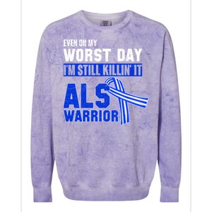 ALS Warrior Colorblast Crewneck Sweatshirt