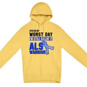 ALS Warrior Premium Pullover Hoodie