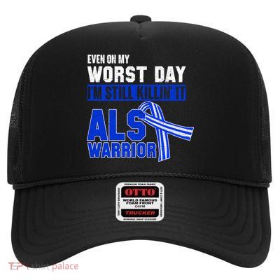 ALS Warrior High Crown Mesh Back Trucker Hat