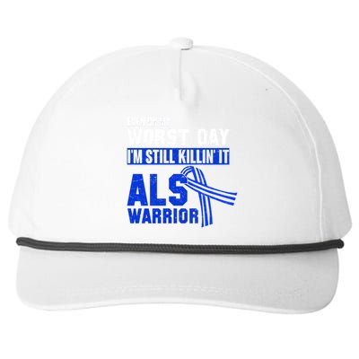 ALS Warrior Snapback Five-Panel Rope Hat