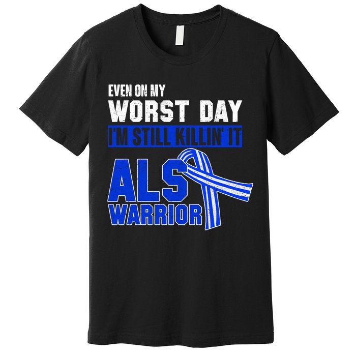 ALS Warrior Premium T-Shirt