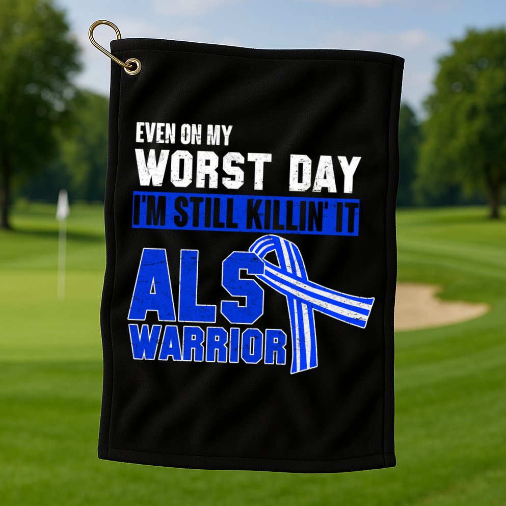 ALS Warrior Golf Towel