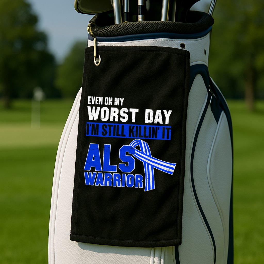 ALS Warrior Golf Towel