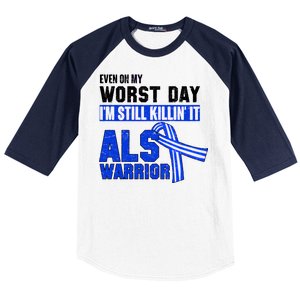 ALS Warrior Baseball Sleeve Shirt