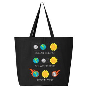 Apocalypse Lunar Solar Eclipse Space 25L Jumbo Tote