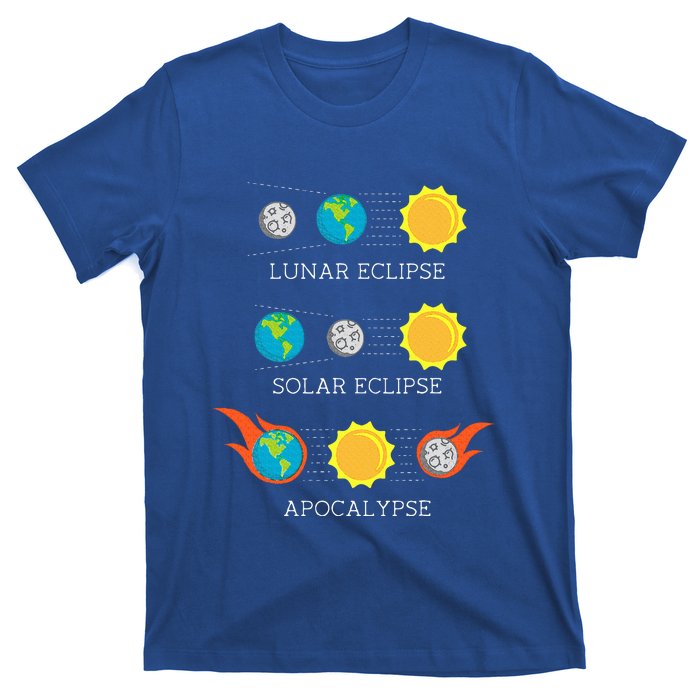 Apocalypse Lunar Solar Eclipse Space T-Shirt