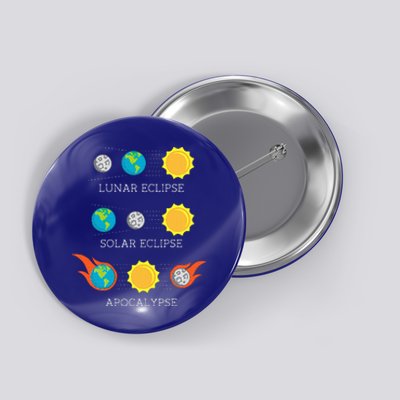 Apocalypse Lunar Solar Eclipse Space Button