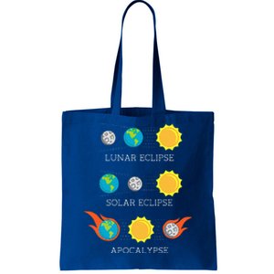 Apocalypse Lunar Solar Eclipse Space Tote Bag