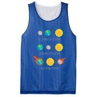 Apocalypse Lunar Solar Eclipse Space Mesh Reversible Basketball Jersey Tank