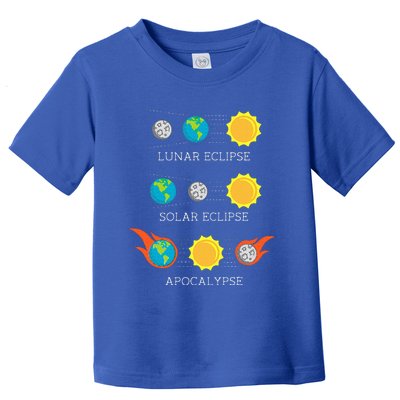 Apocalypse Lunar Solar Eclipse Space Toddler T-Shirt