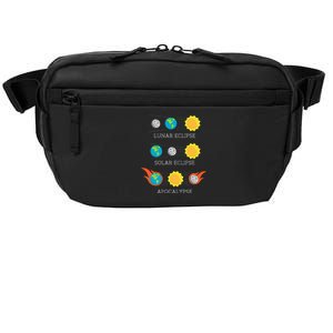 Apocalypse Lunar Solar Eclipse Space Crossbody Pack