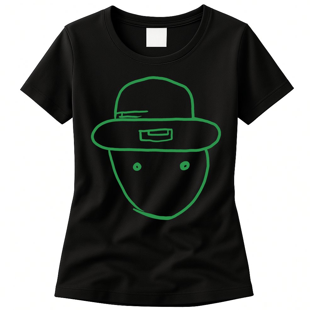 Amateur Leprechaun Sketch Womens T-Shirt