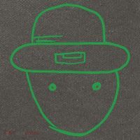 Amateur Leprechaun Sketch Cotton Canvas Backpack