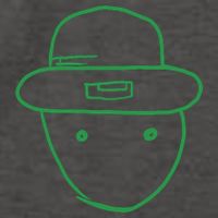 Amateur Leprechaun Sketch Vector Backpack