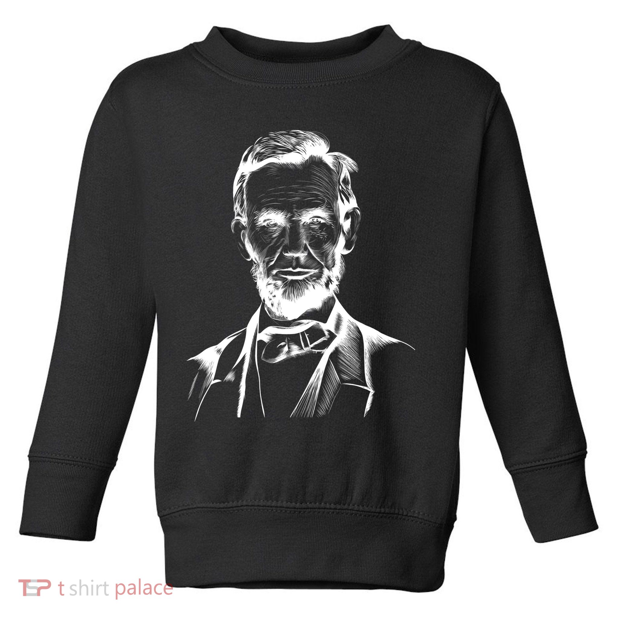Abraham Lincoln Sketch Toddler Sweatshirt