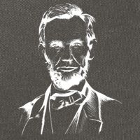 Abraham Lincoln Sketch Cotton Canvas Backpack