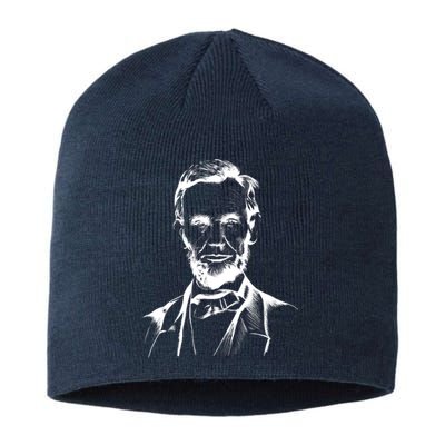 Abraham Lincoln Sketch Sustainable Beanie