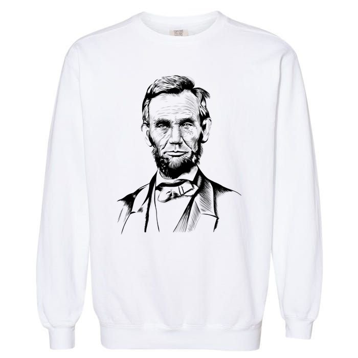 Abraham Lincoln Sketch Garment-Dyed Sweatshirt