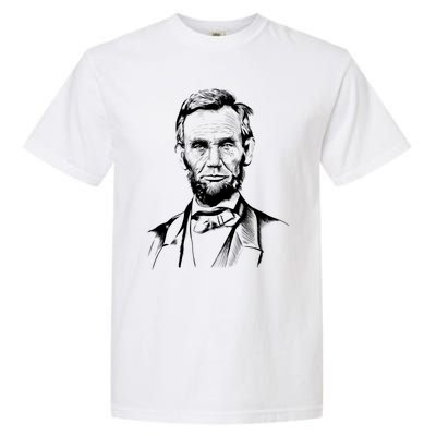 Abraham Lincoln Sketch Garment-Dyed Heavyweight T-Shirt