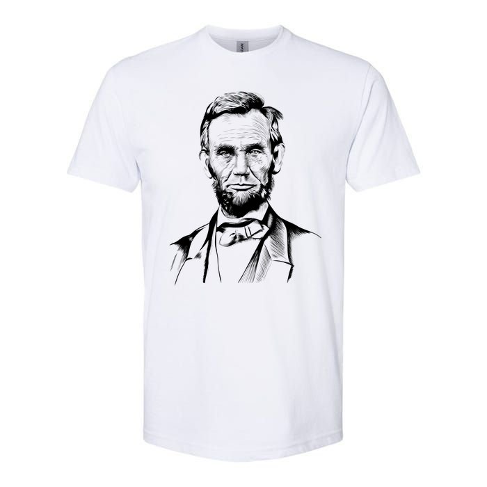 Abraham Lincoln Sketch Softstyle® CVC T-Shirt