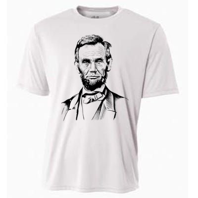 Abraham Lincoln Sketch Cooling Performance Crew T-Shirt