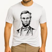 Abraham Lincoln Sketch Cooling Performance Crew T-Shirt