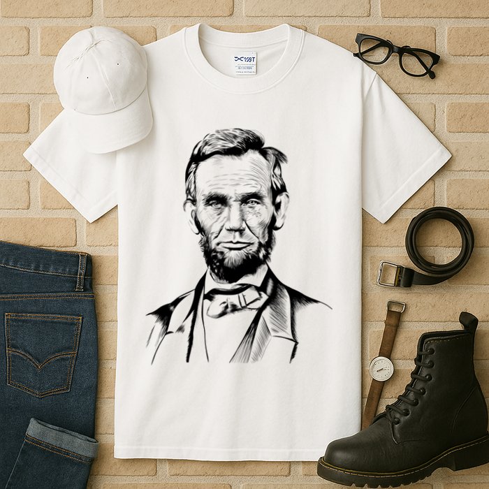 Abraham Lincoln Sketch Tall T-Shirt
