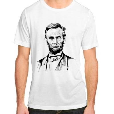 Abraham Lincoln Sketch Adult ChromaSoft Performance T-Shirt