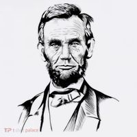 Abraham Lincoln Sketch Flatbill Hat
