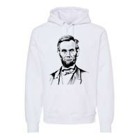 Abraham Lincoln Sketch Premium Hoodie