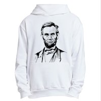 Abraham Lincoln Sketch Urban Pullover Hoodie