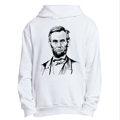 Abraham Lincoln Sketch Urban Pullover Hoodie