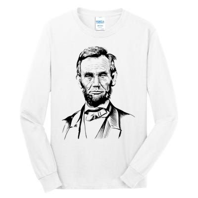 Abraham Lincoln Sketch Tall Long Sleeve T-Shirt