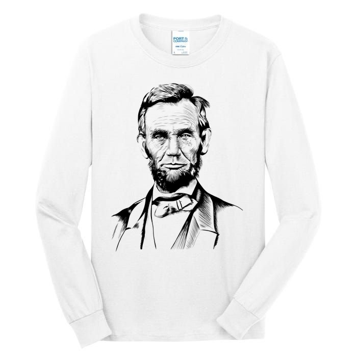 Abraham Lincoln Sketch Tall Long Sleeve T-Shirt