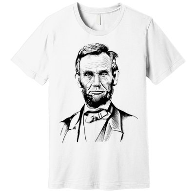 Abraham Lincoln Sketch Premium T-Shirt
