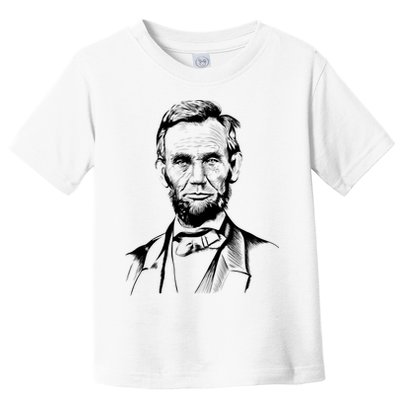 Abraham Lincoln Sketch Toddler T-Shirt