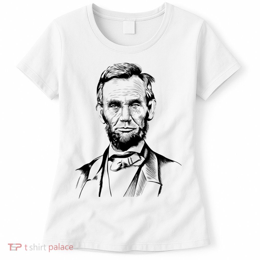 Abraham Lincoln Sketch Womens T-Shirt