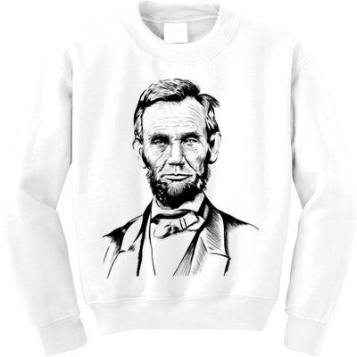 Abraham Lincoln Sketch Kids Sweatshirt