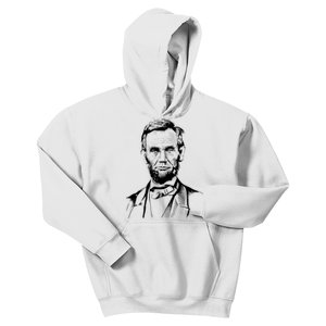 Abraham Lincoln Sketch Kids Hoodie