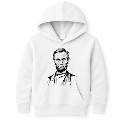Abraham Lincoln Sketch Kids Hoodie