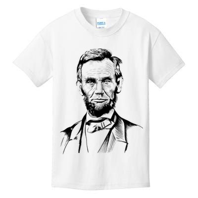 Abraham Lincoln Sketch Kids T-Shirt