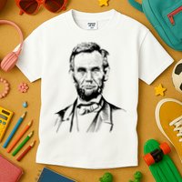 Abraham Lincoln Sketch Kids T-Shirt