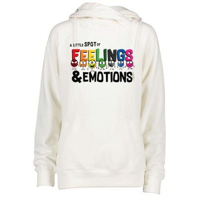 A Little Spot Of Feelings And Emotions Costume Womens Funnel Neck Pullover Hood