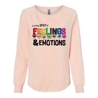 A Little Spot Of Feelings And Emotions Costume Womens California Wash Sweatshirt